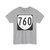 Virginia 760 1980 (Virginia) (Road Sign) T-Shirt