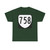 Virginia 758 1980 (Virginia) (Road Sign) T-Shirt (0e9173)