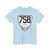 Virginia 758 1924 (Virginia) (Road Sign) T-Shirt (068aa3)