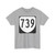 Virginia 739 1980 (Virginia) (Road Sign) T-Shirt (0bbe94)