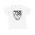 Virginia 738 1924 (Virginia) (Road Sign) T-Shirt (068a0d)
