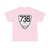 Virginia 738 1924 (Virginia) (Road Sign) T-Shirt (068a0d)