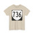 Virginia 736 1980 (Virginia) (Road Sign) T-Shirt (0d665d)