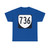Virginia 736 1980 (Virginia) (Road Sign) T-Shirt (0d665d)