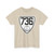 Virginia 736 1924 (Virginia) (Road Sign) T-Shirt (0e0afc)