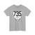 Virginia 735 1924 (Virginia) (Road Sign) T-Shirt