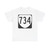 Virginia 734 1980 (Virginia) (Road Sign) T-Shirt (0d6656)