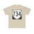 Virginia 734 1980 (Virginia) (Road Sign) T-Shirt (0d6656)