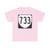 Virginia 733 1980 (Virginia) (Road Sign) T-Shirt (09a8eb)