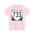Virginia 733 1980 (Virginia) (Road Sign) T-Shirt (09a8eb)