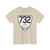 Virginia 732 1924 (Virginia) (Road Sign) T-Shirt (09a8dc)