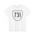 Virginia 731 1956 (Virginia) (Road Sign) T-Shirt (0d6649)