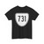 Virginia 731 1956 (Virginia) (Road Sign) T-Shirt (0d6649)