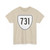 Virginia 731 1956 (Virginia) (Road Sign) T-Shirt (0d6649)