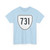 Virginia 731 1956 (Virginia) (Road Sign) T-Shirt (0d6649)