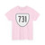 Virginia 731 1956 (Virginia) (Road Sign) T-Shirt (0d6649)