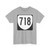 Virginia 718 1980 (Virginia) (Road Sign) T-Shirt (0d65fe)