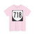 Virginia 718 1980 (Virginia) (Road Sign) T-Shirt (0d65fe)