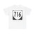 Virginia 716 1980 (Virginia) (Road Sign) T-Shirt (0a001d)