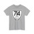 Virginia 714 1924 (Virginia) (Road Sign) T-Shirt