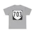 Virginia 703 1980 (Virginia) (Road Sign) T-Shirt