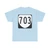 Virginia 703 1980 (Virginia) (Road Sign) T-Shirt