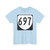 Virginia 697 1980 (Virginia) (Road Sign) T-Shirt