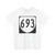 Virginia 693 1980 (Virginia) (Road Sign) T-Shirt