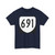 Virginia 691 1980 (Virginia) (Road Sign) T-Shirt