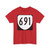 Virginia 691 1980 (Virginia) (Road Sign) T-Shirt