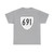 Virginia 691 1956 (Virginia) (Road Sign) T-Shirt