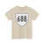 Virginia 688 1956 (Virginia) (Road Sign) T-Shirt (0d6562)
