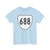 Virginia 688 1956 (Virginia) (Road Sign) T-Shirt (0d6562)