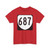 Virginia 687 1980 (Virginia) (Road Sign) T-Shirt