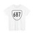 Virginia 687 1956 (Virginia) (Road Sign) T-Shirt