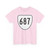 Virginia 687 1956 (Virginia) (Road Sign) T-Shirt