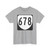 Virginia 678 1980 (Virginia) (Road Sign) T-Shirt (069274)