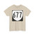 Virginia 677 1980 (Virginia) (Road Sign) T-Shirt