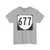 Virginia 677 1980 (Virginia) (Road Sign) T-Shirt