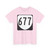 Virginia 677 1980 (Virginia) (Road Sign) T-Shirt