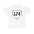 Virginia 674 1956 (Virginia) (Road Sign) T-Shirt