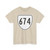 Virginia 674 1956 (Virginia) (Road Sign) T-Shirt
