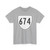 Virginia 674 1956 (Virginia) (Road Sign) T-Shirt