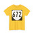Virginia 672 1980 (Virginia) (Road Sign) T-Shirt