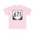 Virginia 671 1980 (Virginia) (Road Sign) T-Shirt