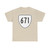 Virginia 671 1956 (Virginia) (Road Sign) T-Shirt