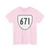 Virginia 671 1956 (Virginia) (Road Sign) T-Shirt