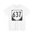 Virginia 637 1980 (Virginia) (Road Sign) T-Shirt