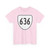 Virginia 636 1956 (Virginia) (Road Sign) T-Shirt