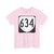 Virginia 634 1980 (Virginia) (Road Sign) T-Shirt